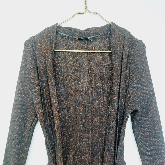 Inc Womens Metallic Open Front Cardigan Sweater P5173 - Picture 3 of 9